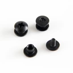 100pcs Black Steel Short Post Chicago Screw Cross Head Screw Kit for DIY Kydex Knife Sheath Holster Clips Hand Tool Parts