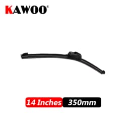 KAWOO Car Wiper Blade U Hook Universal Frameless Bracketless Rubber Car Windshield Wipe Blades 14"16"17"18"19"20"21"22"24"26"28"
