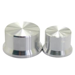 6mm Shaft Hole Aluminum Alloy Potentiometer Knob White