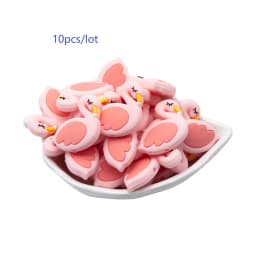 Cute-idea 10pcs/Lot Silicone Beads Teether Pacifier Nursing Chain Food Grade Teething Handmade Chewable Accessory Baby Product