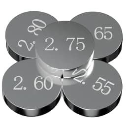 5Pcs AHL Motorcycle Engine Parts Adjustable Valve Pad Shims 7.48mm Complete Valve Shim Kit Cams 1.2 ~ 3.5 (Include 5pcs)