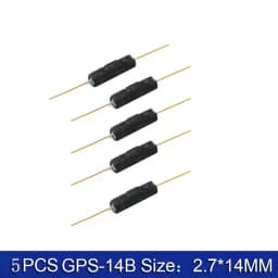 5-50PCS N/O Reed switch Magnetic Switch 2 * 14mm Normally Open Magnetic Induction switch N/C Normally closed MKA14103 GPS-14B