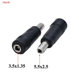 Cltgxdd 1 PCS 5.5 X 2.1/2.5 mm Male/Female To 3.5 X 1.35 mm F-M DC Power Connector FOR Adapter Laptop 5.5*2.1/2.5 to 3.5*1.35mm