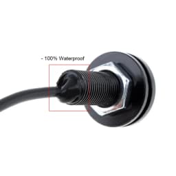 DC 12V 18W Eagle Eye LED 23mm Hawkeye Reverse Backup Light High Power White Car Fog Round DRL Bulb Reverse Parking Signal Lamps