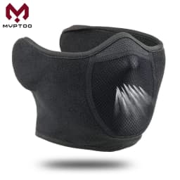 Fashion Winter Thermal Fleece Balaclava Full Face Mask Skiing Hat Bandana Hat Windproof Snowboard Scarves Women's Men Helmet Cap