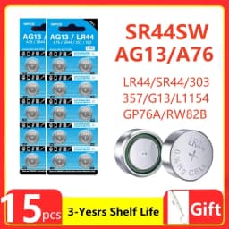 2-50pcs LR44 Batteries AG13 Button Cell Battery 1.5V 357 SR44 LR1154 Button Coin Batteries L1154 Battery for Watch Toys Remote