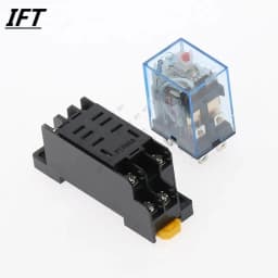 5set Relay LY2NJ 12V 24V 36V 220V 110V AC DC Small relay 10A 8PIN Coil DPDT With Socket Base