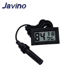 Micro LCD digital thermometer hygrometer indoor convenience temperature sensor hygrometer instrument with cable