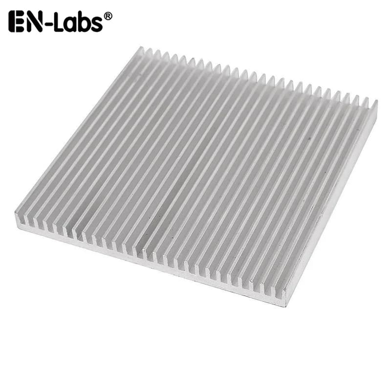 Aluminum Heat Sink Radiator Heatsink for IC LED Cooling, Electronic Cooler, Chipset Heat Dissipation-60x60x10,80x80x7,90x90x15mm
