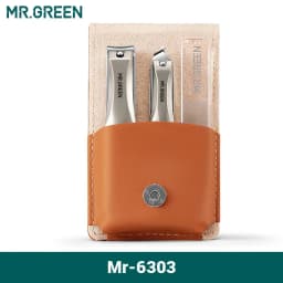 MR.GREEN Manicure Set Surgical Grade Scissors Stainless Nail Clippers Tool Pedicure Set Home Portable Travel Kit Nail Scissor
