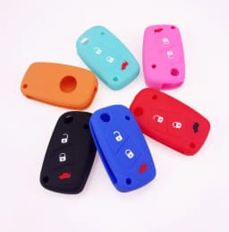 3 BUTTON FIT FOR FIAT PANDA IDEA STILO PUNTO DUCATO BRAVO 500 DOBLO GRANDE MINIBUS FLIP SILICONE KEY COVER FOB CASE PROTECTION