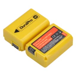 DuraPro 2160mah NP-FW50 NP FW50 Battery + USB Dual Charger for Sony A6000 A6400 A6300 A6500 A7 A7II A7RII A7SII A7S A7S2 A7R