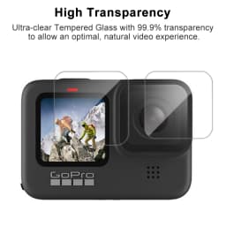 Silicone Case for GoPro Hero 12 11 10 9 Black Tempered Glass Screen Protective Film Lens Cap Cover for GoPro9 12 Accessories