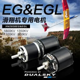 DUALSKY XM2838EG / XM3828EGL electric model glider motor for F5J P5B and more models of gliders