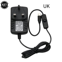 Raspberry Pi 4 Type-C Power Supply 5V 3A Power Adapter With ON/OFF Switch EU US AU UK Plug Charger for Raspberry Pi 4 Model B