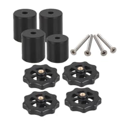 3DSWAY 3D Printer Part M3 M4 Hotbed Nut Spring Screw Leveling Kit Heated Bed Platform Level Spring Accessories for CR-10 Ender 3