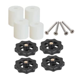3DSWAY 3D Printer Part M3 M4 Hotbed Nut Spring Screw Leveling Kit Heated Bed Platform Level Spring Accessories for CR-10 Ender 3