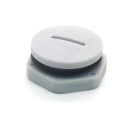 10pcs Hole Cap Plastic Plug IP68 Waterproof Nylon Thread Hole Plug M20*1.5 Black Grey Hole Cap Sealing Cover With Rubber