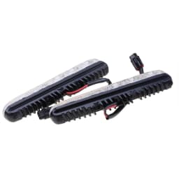 High Quality 2PCS Car DRL Assembly Daytime Running Lights Fog Lamp 6LED Cold White 12V 10000k High/Low Beam Aluminium Housing