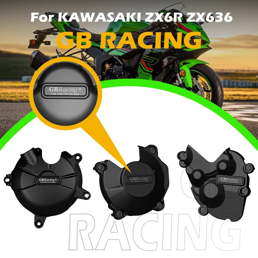 Motorcycles Engine Cover Protection Case For Case GB Racing For KAWASAKI NINJA ZX6R ZX-6R 2007 -2024