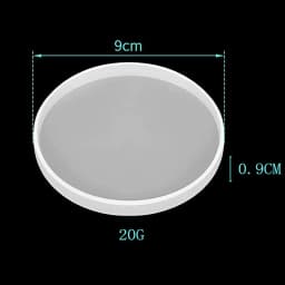 Round Square Coaster Silicone Mold DIY Handmade Coffee Coaster Craft Tray Making Epoxy Resin Wine Glass Cup Mat Casting Mould