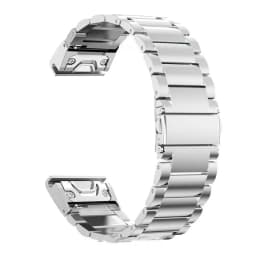 20 22 26mm Quick Release Solid Stainless Steel Watch Strap for Garmin Fenix 8X 7X 7 7S 6S 6X 6 Pro 5X 5 5S 3HR Metal Bracelet