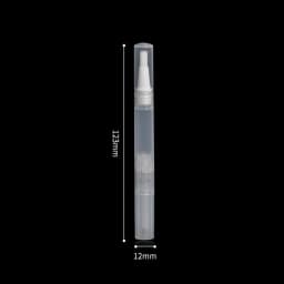 1/2/3/5pcs Transparent Twist Nail Twist Pens Empty Transparent Nail Oil Pen with Brush Cosmetic Container Pen Lip Gloss Tubes