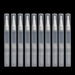 1/2/3/5pcs Transparent Twist Nail Twist Pens Empty Transparent Nail Oil Pen with Brush Cosmetic Container Pen Lip Gloss Tubes