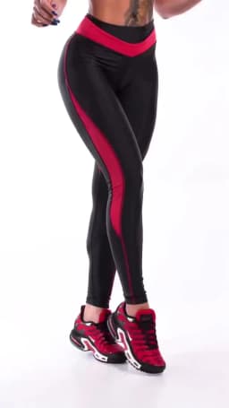 Heart Shape Leggings Women New Red Black Color High Waist Pants Patchwork Printed Leggins Big Size High Elastic Fitness Leggings