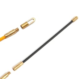 3mm 5-50M Fiberglass Fish Tape Cable Puller Electrician Wire Threading Aid Tool Conduit Through Wall Electrical Cable Guide