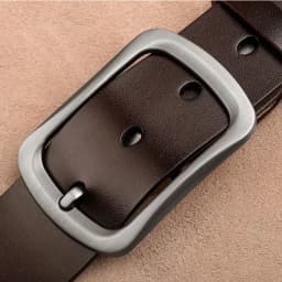 CEXIKA Real Cow Genuine Leather Belt Men Plus Size 120 130 140 150 160 170cm Cowboy Cowskin Pin Buckle Waist Belts for Jeans