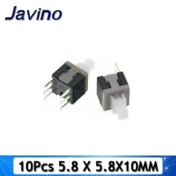 10/50/100PCS/LOT 5.8x5.8 7x7 8x8 8.5x8.5mm Self Locking / UNlock Push Tactile Power Micro Switch 6 Pin Button Switches