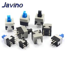 10/50/100PCS/LOT 5.8x5.8 7x7 8x8 8.5x8.5mm Self Locking / UNlock Push Tactile Power Micro Switch 6 Pin Button Switches