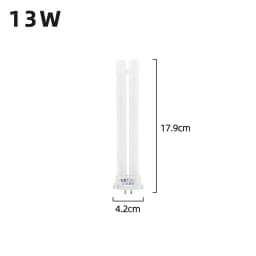 220V Party Four Needles Desk Lamp Tubes 13W 18W 27W Square Four-pin Desk Lamp Bulb Eye-protection Fluorescent Light Tube
