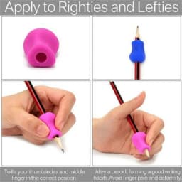 5/10pcs Ergonomic Pen Grip Corrects Writing Postures Reduces Hand Fatigue Writing Postures Corrector for Students Offices Worker