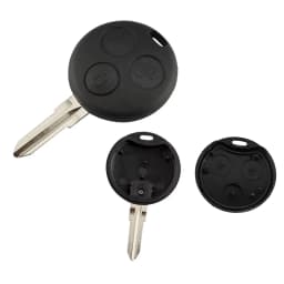 YIQIXIN 3 Button Remote Car Key Shell Cover Case For Benz Mercedes Smart Fortwo 450 Forfour 451 Roadster City Coupe Cabrio Blade