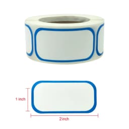 1 Roll Self-Adhesive Removable Freezer Refrigerator Food Storage Paper Sticker Labels White Date Stickers For Home Storage Tags