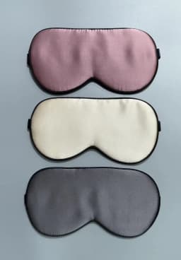 100% Real Mulberry Silk Sleep Mask Eye Covers for Sleeping Blindfold with Adjustable Strap Comfortable Super-Smooth