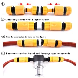 1/2 3/4 Inch Garden Watering Filter Agriculture Irrigation Hose Filter Water Pipe Quick Connector Car Washing Water Pump Filter