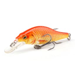 GOBASS 50/70/90mm Crankbait Fishing Lure Black Minnow Spinning Lures For Fishing Floating Wobbler For Pike Japan Artificial Bait