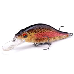 GOBASS 50/70/90mm Crankbait Fishing Lure Black Minnow Spinning Lures For Fishing Floating Wobbler For Pike Japan Artificial Bait