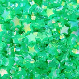 100pcs Transparent AB Color Five-pointed Star Heart Acrylic Beads Loose Spacer Beads for Jewelry Making DIY Bracelet Accessories