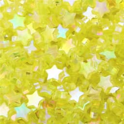 100pcs Transparent AB Color Five-pointed Star Heart Acrylic Beads Loose Spacer Beads for Jewelry Making DIY Bracelet Accessories