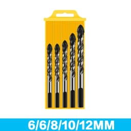 3-12mm Multifunctional Glass Drill Bit Triangle Diamond Drill Set Ceramic Tile Concrete Brick Wood Punching Hole Saw Metal Drill