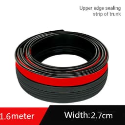 Car Trunk Lid Gap Filler Adhesive Strip Universal Rubber Trunk Sealants Strip Anti Dust Waterproof Accessories For SUV Hatchback