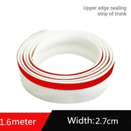 Car Trunk Lid Gap Filler Adhesive Strip Universal Rubber Trunk Sealants Strip Anti Dust Waterproof Accessories For SUV Hatchback