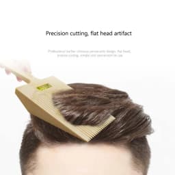 Men Flat Top Guide Comb Haircut Clipper Comb Barber Shop Hairstyle Tool Hair Cutting Tool Salon Hairdresser Supplies Barber