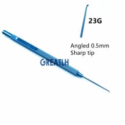 Ophthalmic Goniotomy knife Blades Titanium Angled 23G 25G eye tools