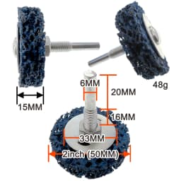 1Pcs 50-125mm Coral Grinding Disc for Angle Grinder Heavy-Duty Rust Paint Stripper Efficient Cleaning Tool for Metal Wood