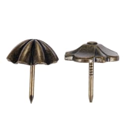 10Pcs 20*22mm Umbrella/Four-leaf Clover Upholstery Nails Jewelry Wood Box Sofa Furniture Decorative Tacks Studs Pushpin Doornail